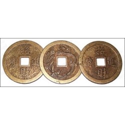 Pièces chinoises Feng-Shui – 45 mm – Lot de 10