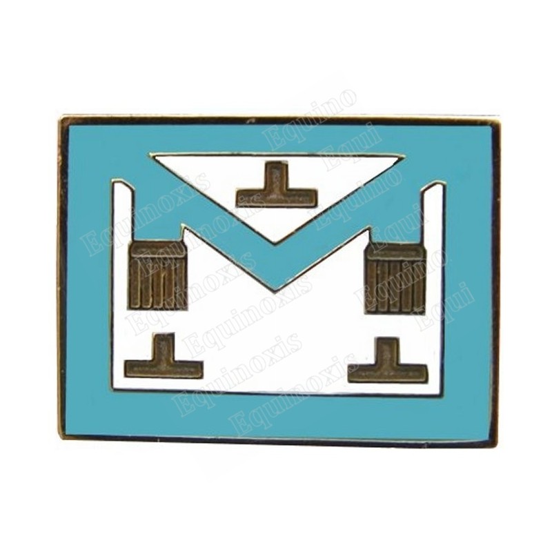 Pin's maçonnique – Tablier de VMI – Memphis–Misraïm