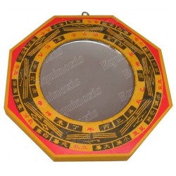 Miroir Feng-Shui – Miroir bois concave – 185 mm