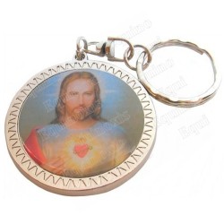 Porte-clefs chrétien – Sacré Coeur de Jésus