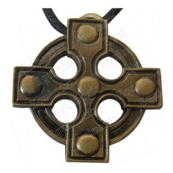 Pendentif celtique – Croix celtique 2 – Bronze antique