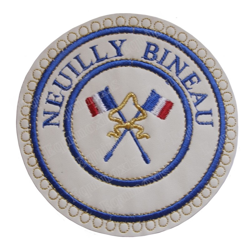 Badge / Macaron GLNF – Petite tenue provinciale – Passé Grand Porte-Etendard – Neuilly Bineau – Brodé machine
