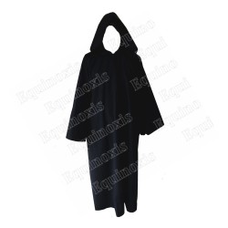 Robe noire avec capuche – Haute qualité