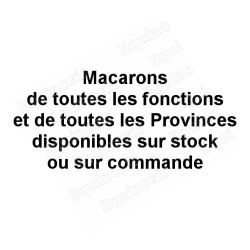 Badge / Macaron GLNF – Petite tenue provinciale – Brodé machine
