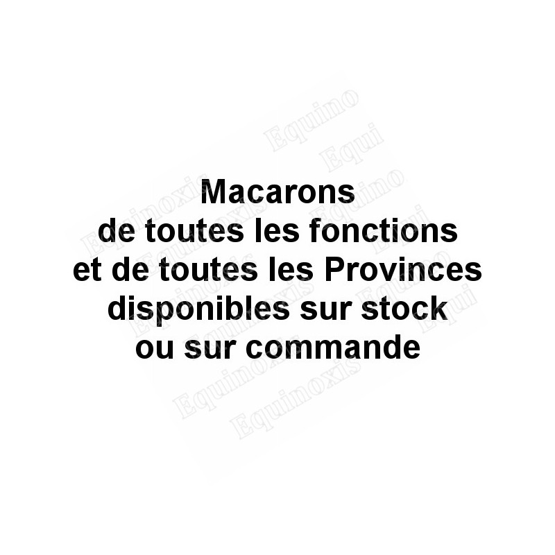 Badge / Macaron GLNF – Grande tenue provinciale – Brodé main