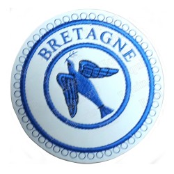 Badge / Macaron GLNF – Petite tenue provinciale – Grand Expert – Bretagne – Brodé machine