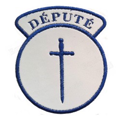 Badge / Macaron GLNF – Petite tenue nationale – Député Grand Tuileur – Brodé machine