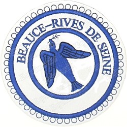 Badge / Macaron GLNF – Petite tenue provinciale – Passé Grand Expert – Beauce - Rives de Seine – Brodé machine
